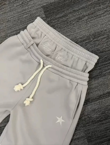 Al3la Double Waist Sweatpants