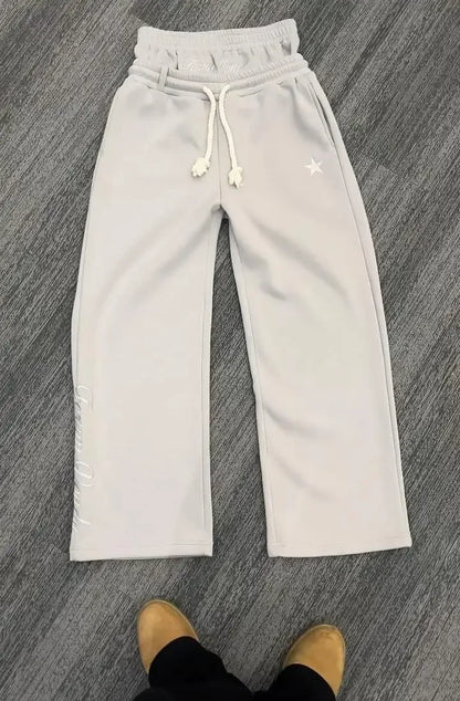 Al3la Double Waist Sweatpants